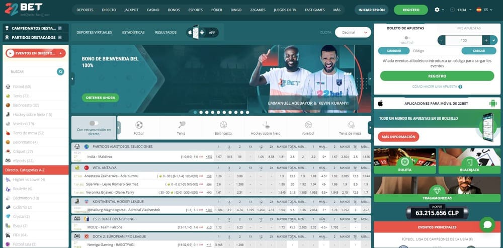 22Bet Reseña (2026) | Bonos, Casino y Apuestas Explicados