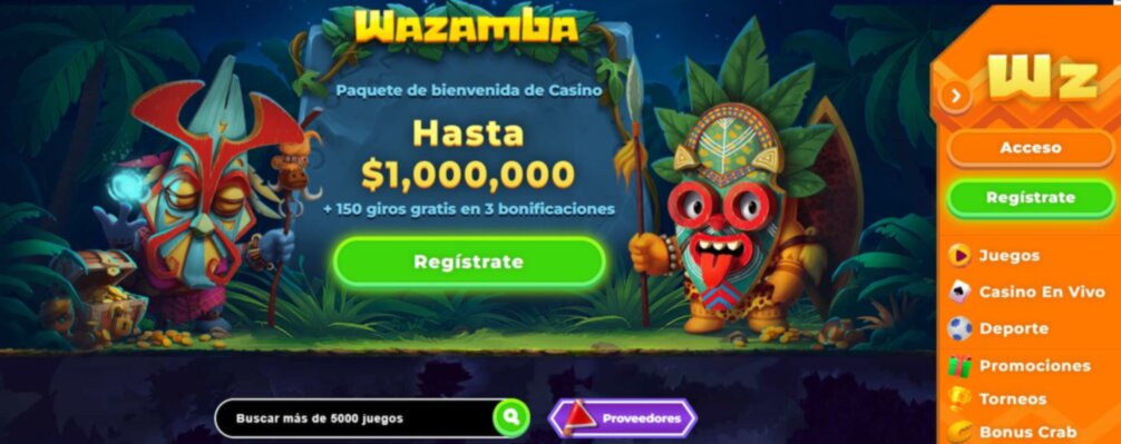Wazamba Casino 2026: Juegos, $450k y Apuestas