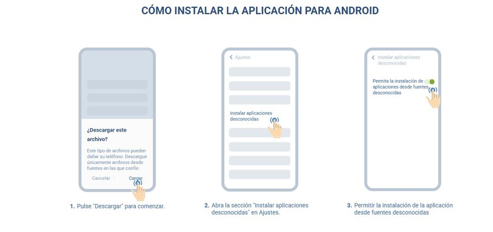 Cómo instalar la aplicación para Android