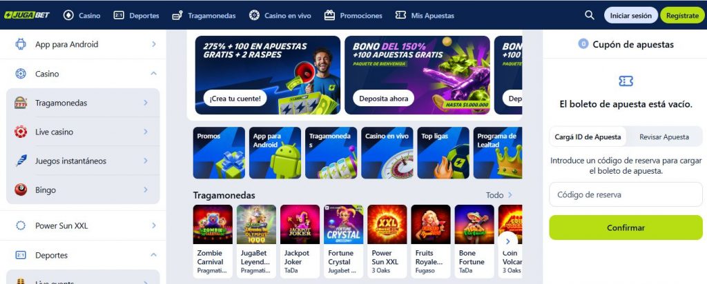 Consigue un bono de 1 500 000 CLP con el código promocional DALEVIP de Jugabet (octubre de 2026)
